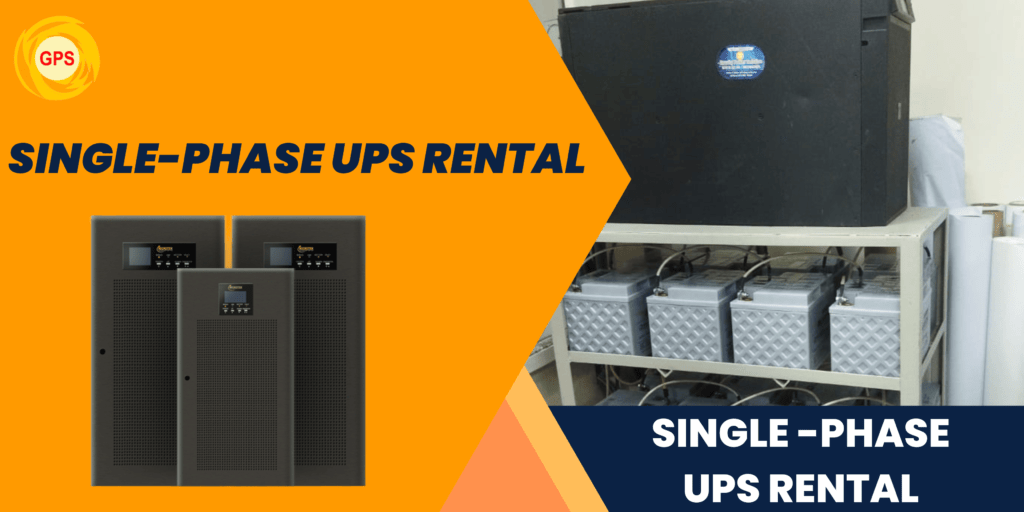 Single Phase Ups Rental