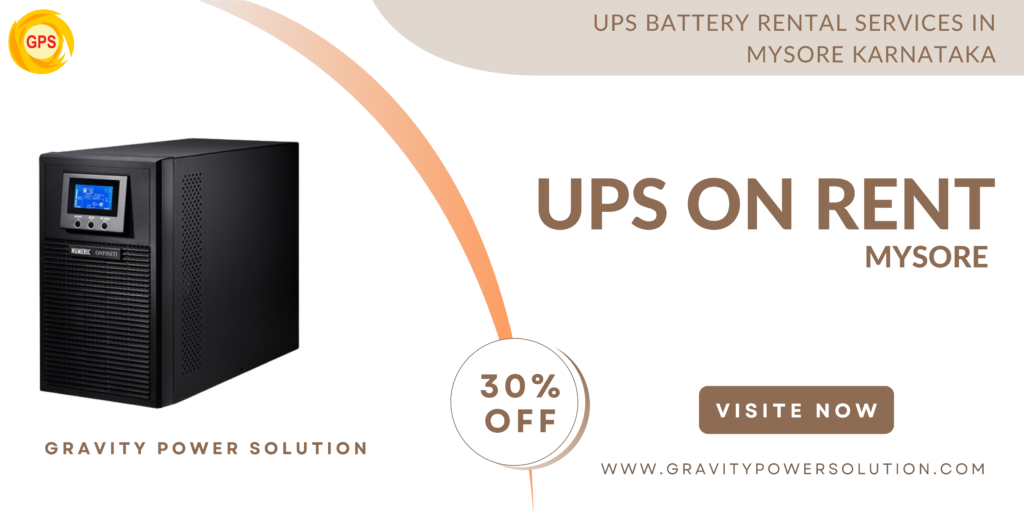Power Backup Supply Rentals in Mysore