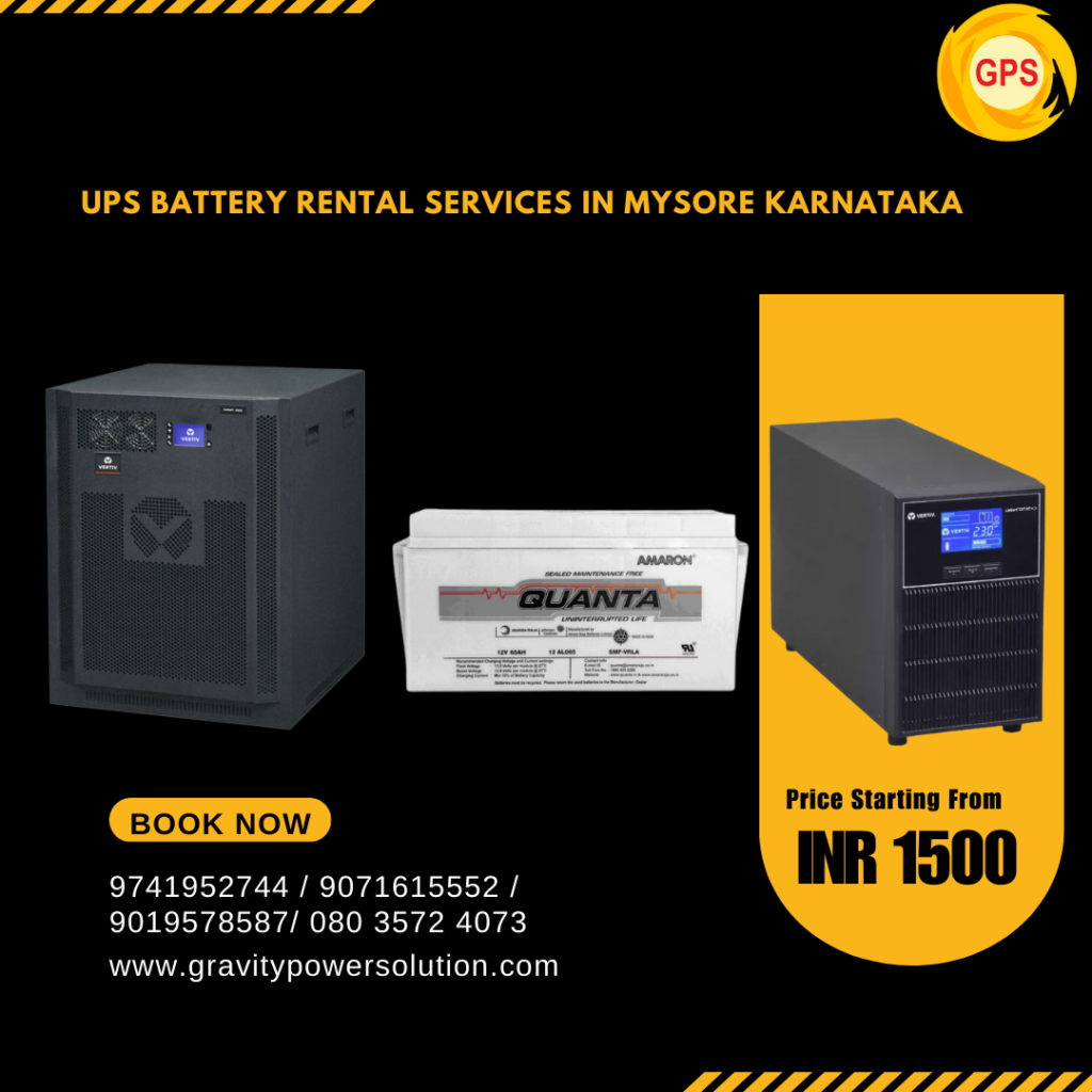 UPS Battery Rental Services in Mysore Karnataka 2