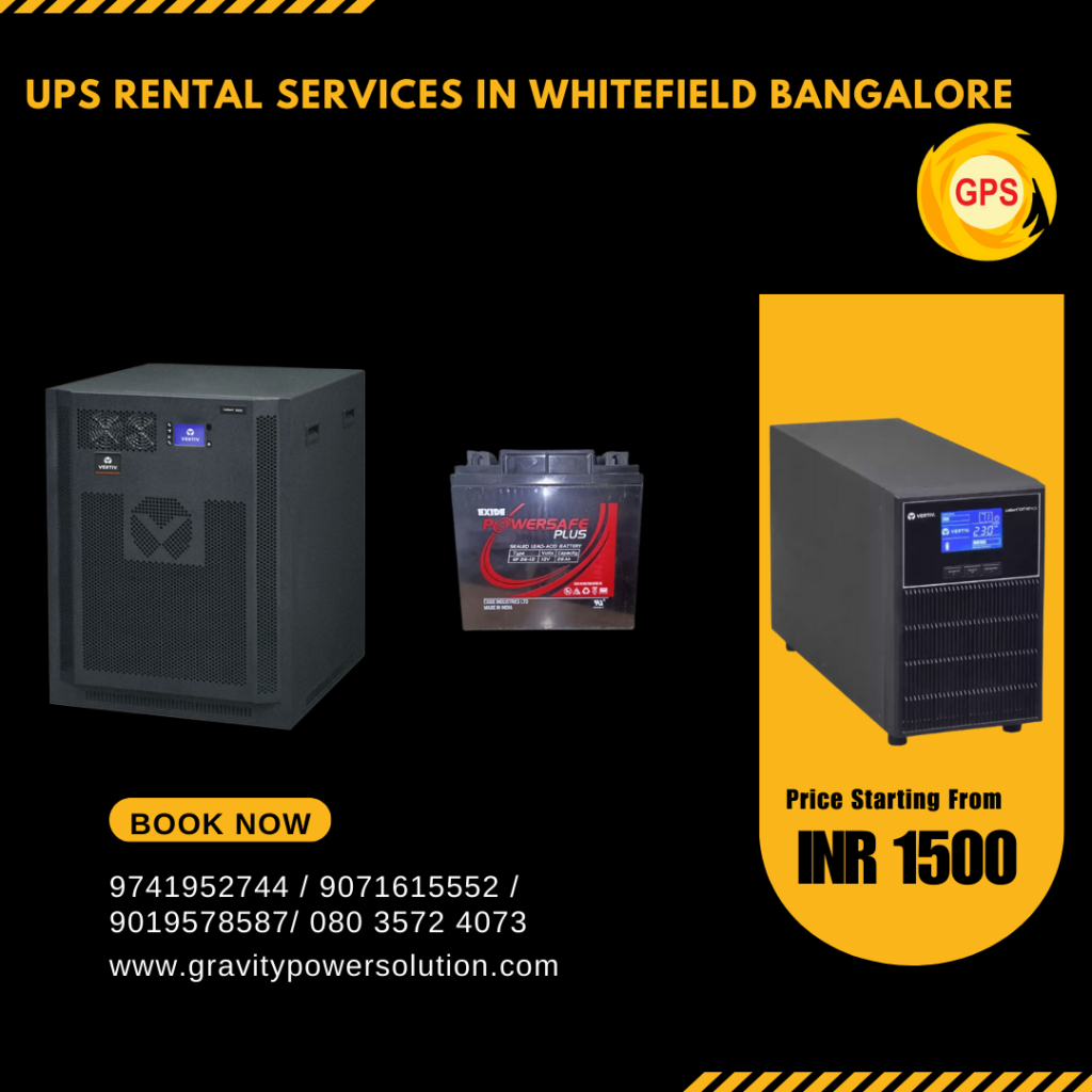 UPS On Hire Services in Whitefield