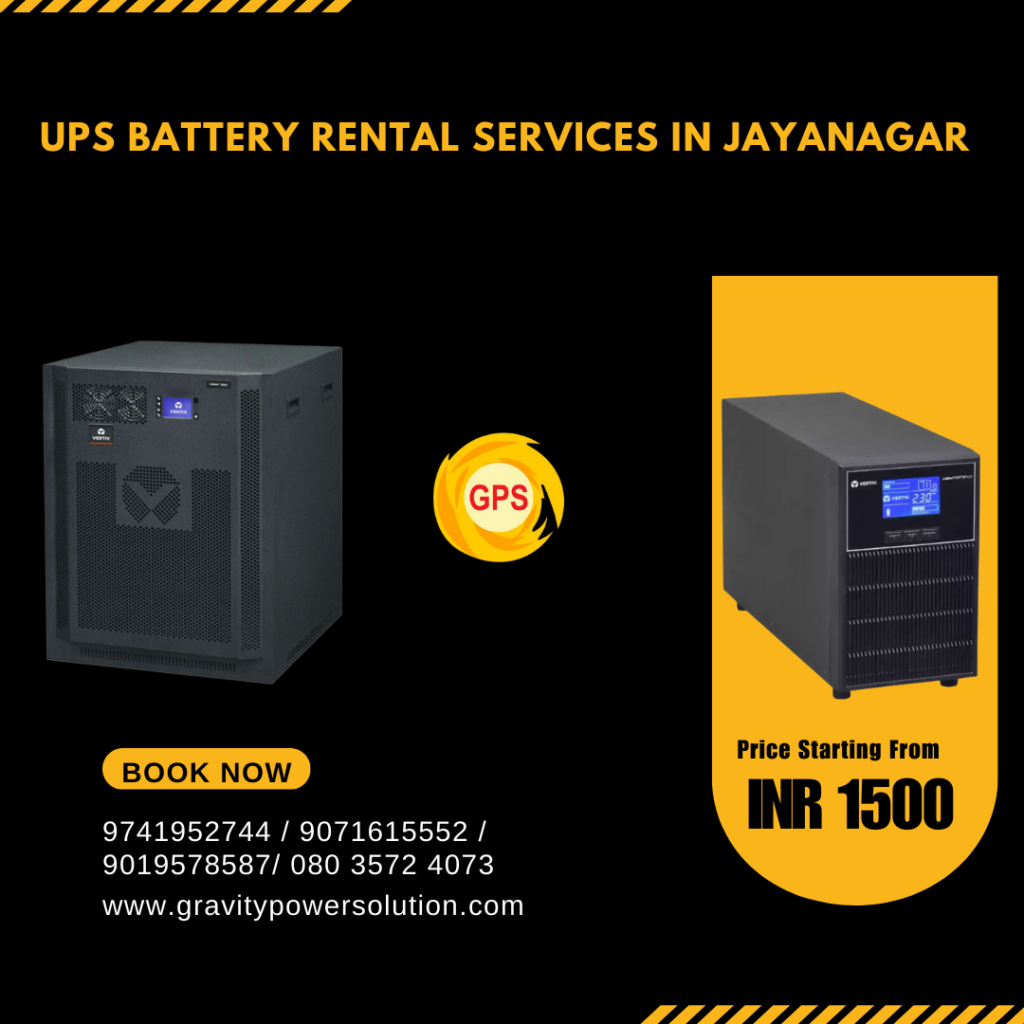 ups battery rental services in jayanagar