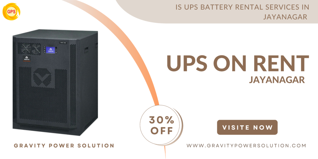 ups on rental services in jayanagar